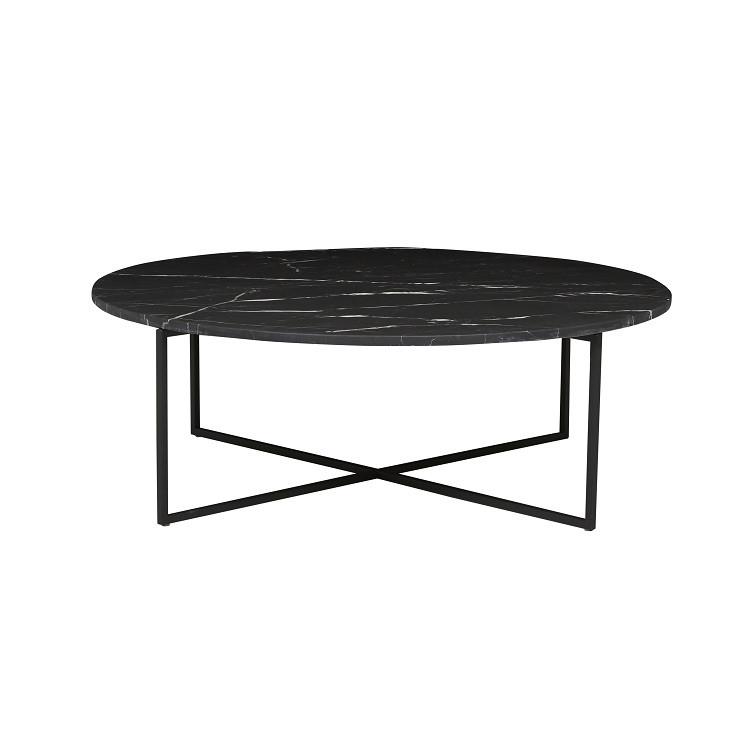 Globe West Elle Luxe Marble Round Coffee Tables - Various colours - Norsu Interiors (357586370589)