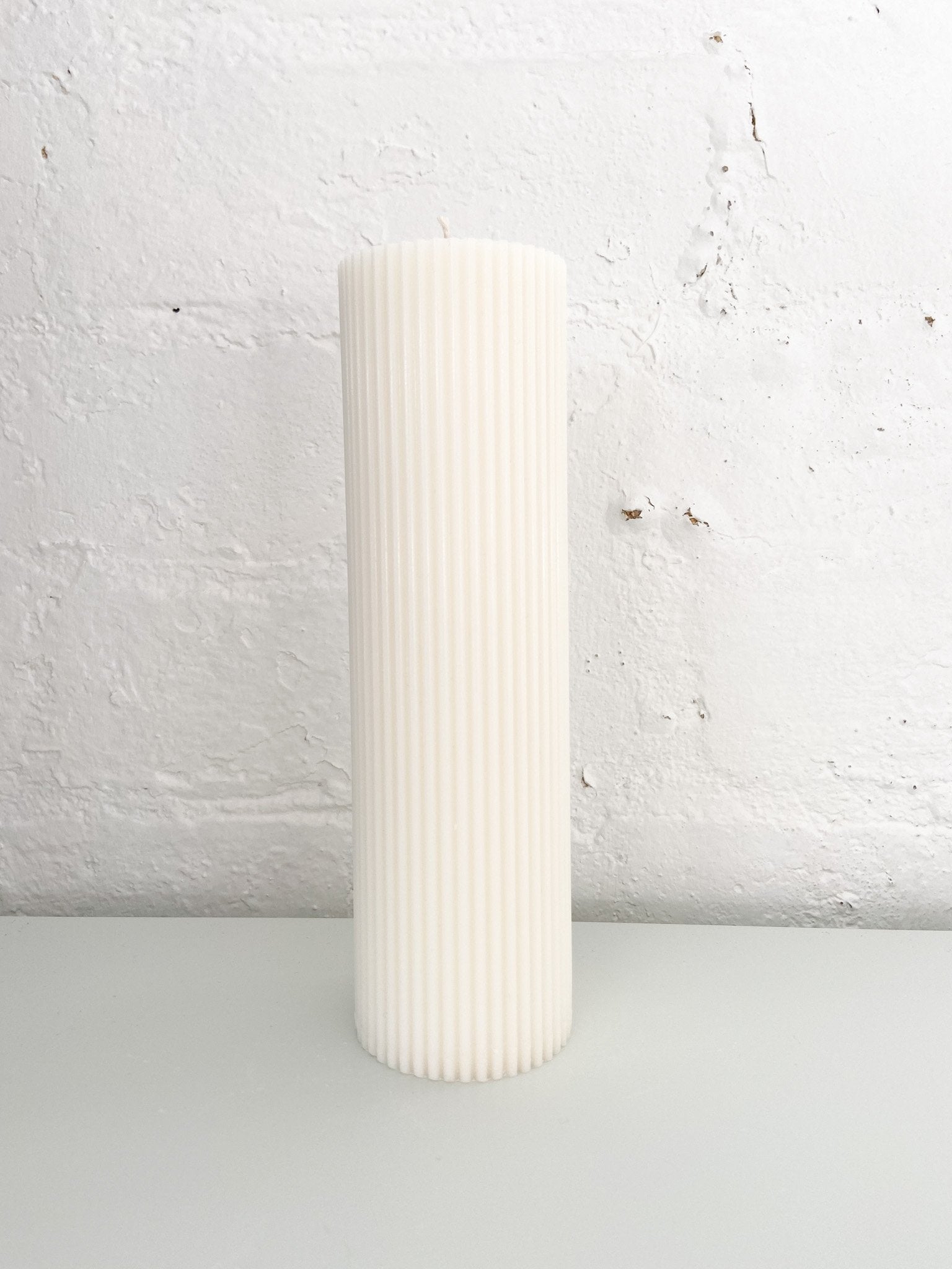 Make Scents of It 20cm Pillar Candle - White - Norsu Interiors (6805086240956)