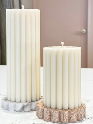 Make Scents of It Marble Candle Coaster - Blush - Norsu Interiors (7530502619385)