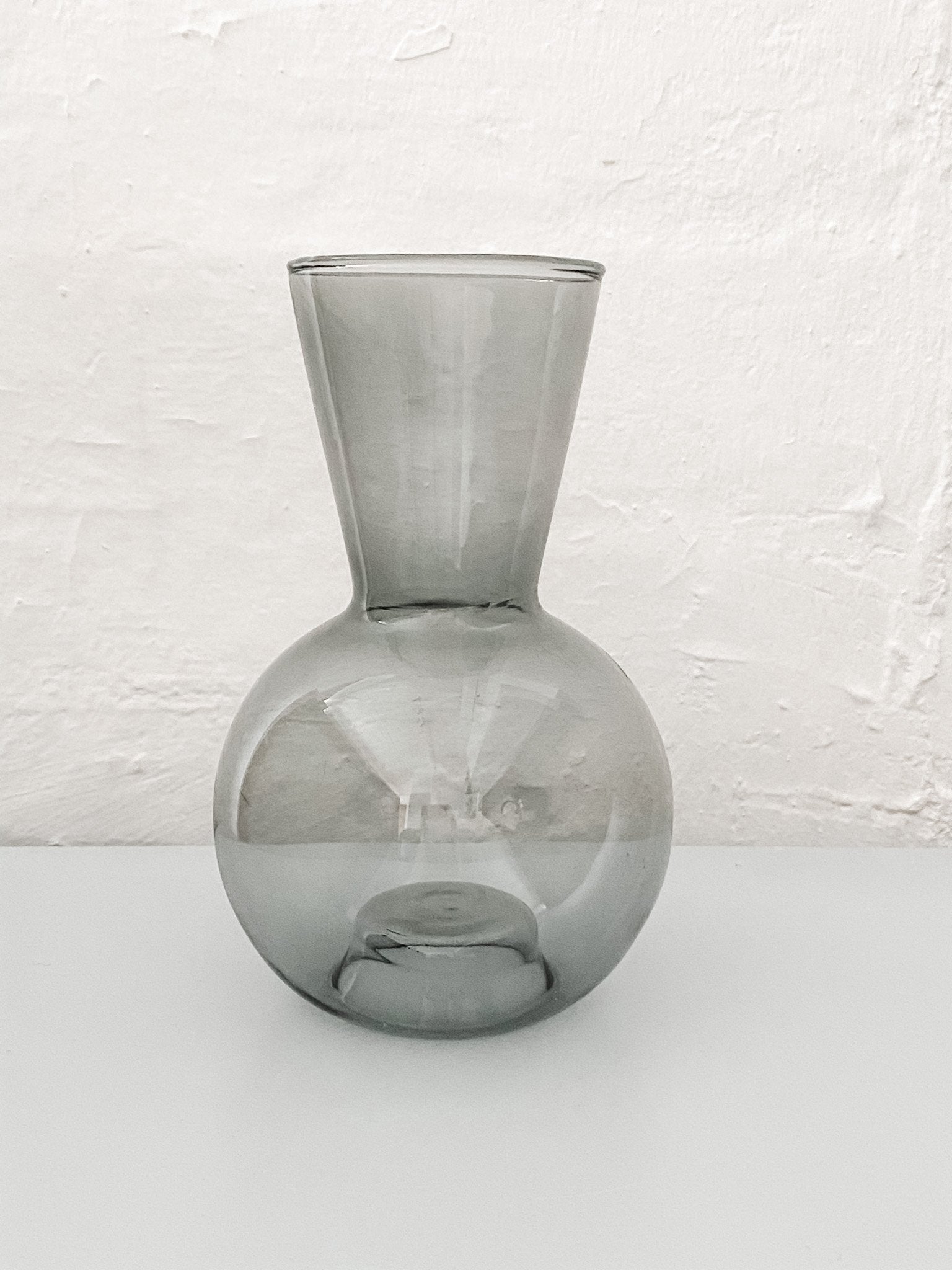 norsuHOME The Tipsy Vase/Candle Holder, Smoke - Norsu Interiors (6692895195324)