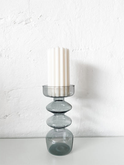 norsuHOME The Twist Vase/Candle Holder, Smoke - Norsu Interiors (6693010571452)