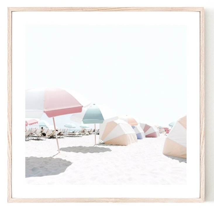 Pastel Beach Print - Various sizes - Norsu Interiors (6257132634300)