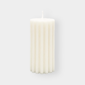 Make Scents of It Fluted Candle, White (6693558845628)