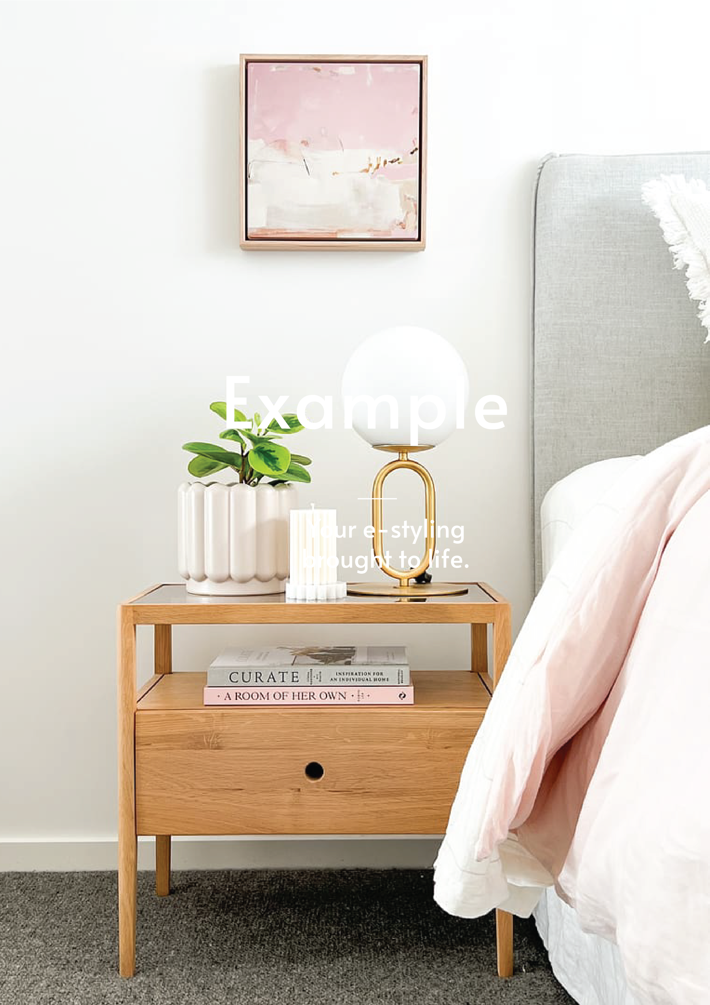 Style your Bedside Table like a Pro eService - (Two bedside tables) (7676097265913)